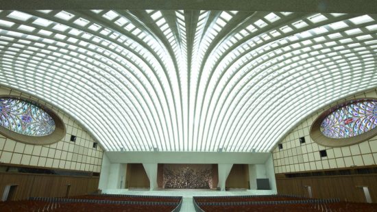 Inside the Pope’s Reptilian Audience Hall in Vatican City