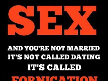 Sin of Adultery and Fornication