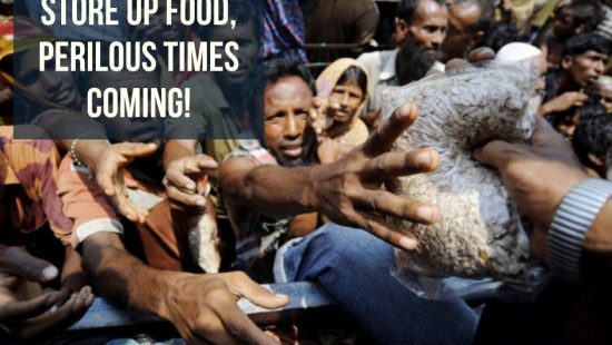 URGENT MESSAGE FROM THE LORD:STOCK UP YOUR FOOD RESERVES!