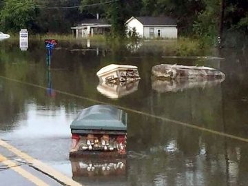 Louisiana Floods “Worse than Hurricane Katrina”: They Uproot Caskets From Graveyards