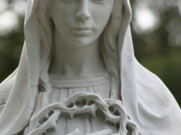 Vision of a Catholic Girl Bowing to Idols