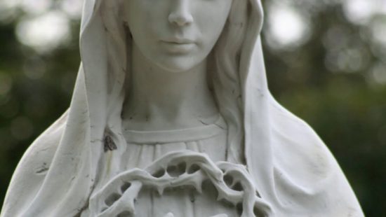 Vision of a Catholic Girl Bowing to Idols